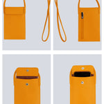 Walky Vegan Mobile Sling Bag Turmeric Detail
