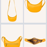 Mini Moony Vegan women Crossbody Bag Mango detail