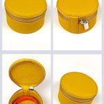 Vegan Rogate Small Watch Case Citron Detail