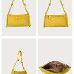 Claire Vegan Women Handbag Citron Detail