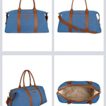 Joey soft jute travel duffle bag women marine detail